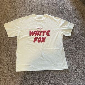 white fox tee